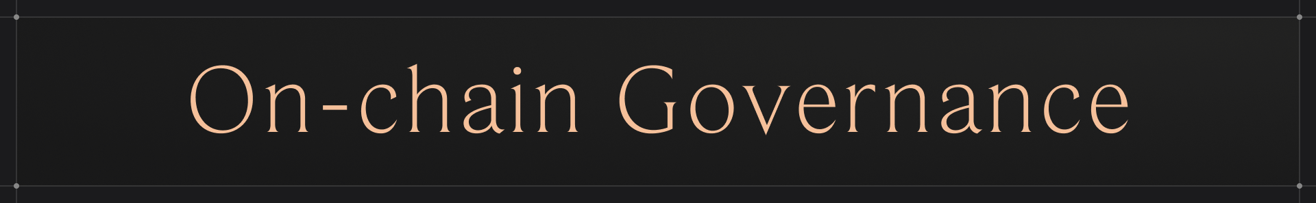 On-chain Governance